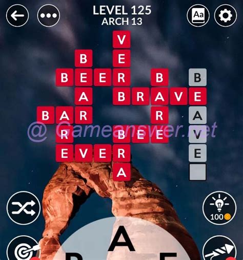 wordscapes solutions niveau 125.